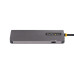 StarTech.com USB C Multiport Adapter, 4K 60Hz HDMI Video, 3 Port 5Gbps USB Hub, 100W Power Delivery Pass-Through, GbE, 12