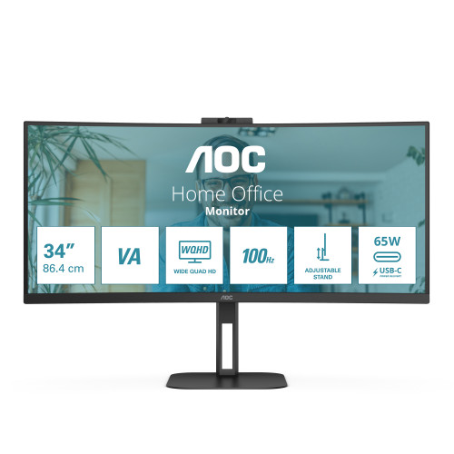 AOC V5 CU34V5CW computer monitor 86.4 cm (34
