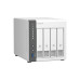 QNAP TS-433 NAS Tower ARM Cortex-A55 4 GB 0 TB QNAP QTS White