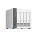 QNAP TS-433 NAS Tower ARM Cortex-A55 4 GB 0 TB QNAP QTS White