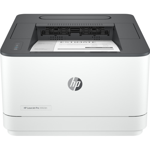 HP LaserJet Pro 3002dn Printer, Black and white, Printer for Small medium business, Print, Dualband Wi-Fi; Strong Security; Energy Efficient; Fast first page out speeds; Two-sided printing; Roam