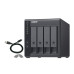 QNAP TR-004 storage drive enclosure HDD/SSD enclosure Black 2.5/3.5