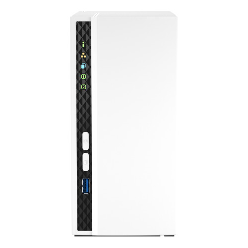 QNAP TS-233 NAS/storage server Tower ARM Cortex-A55 2 GB 0 TB QNAP QTS White