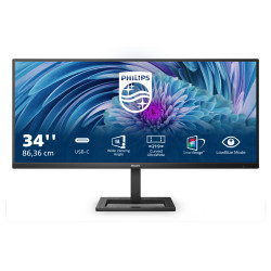 Philips E Line 346E2LAE/00 computer monitor 86.4 cm (34") 3440 x 1440 pixels Wide Quad HD LCD Black
