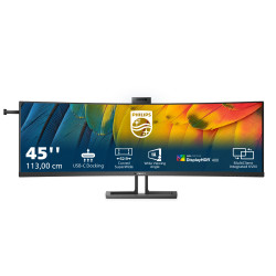 Philips 6000 series 45B1U6900CH/00 computer monitor 113 cm (44.5") 5120 x 1440 pixels UltraWide Dual Quad HD LED Black