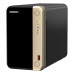 QNAP TS-264 NAS Tower Intel® Celeron® N5095 8 GB 0 TB QNAP QTS Black, Gold