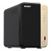 QNAP TS-264 NAS Tower Intel® Celeron® N5095 8 GB 0 TB QNAP QTS Black, Gold