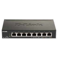 D-Link DGS-1100-08PV2/B network switch Managed L2/L3 Gigabit Ethernet (10/100/1000) Power over Ethernet (PoE) Black