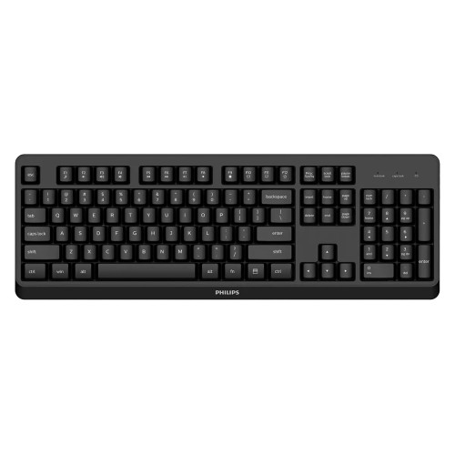 Philips 3000 series SPK6307BL/39 keyboard Universal RF Wireless QWERTY English Black