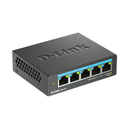 D-Link 5-Port Multi-Gigabit Unmanaged Switch 2.5G Ethernet (100/1000/2500)