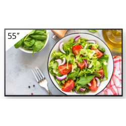 Sony FW-55BZ35L Signage Display Digital signage flat panel 139.7 cm (55") LCD Wi-Fi 550 cd/m² 4K Ultra HD Black Android 24/7