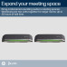 HP Poly Sync 40+ Microsoft Teams Certified USB-A USB-C Speakerphone +BT700 USB-A Adapter