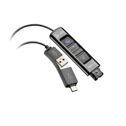 HP Poly DA85-M USB to QD Black Adapter TAA