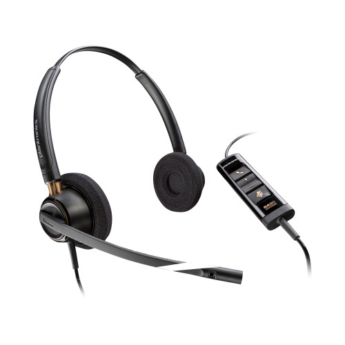 HP Poly EncorePro 525 Microsoft Teams Certified Stereo with USB-A Headset