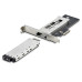 StarTech.com M.2 NVMe SSD to PCIe x4 Mobile Rack/Backplane with Removable Tray for PCI Express Expansion Slot, Tool-less Installation, PCIe 4.0/3.0 Hot-Swap Drive Bay, Key Lock - 2 Keys Included