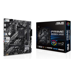 ASUS PRIME B550M-K ARGB AMD B550 Socket AM4 micro ATX