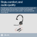 HP Poly Blackwire 3310 Monaural Microsoft Teams Certified USB-C Headset +USB-C/A Adapter