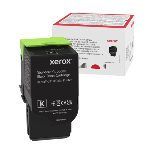Xerox Genuine ® C310 Color Printer​/​C315 Color Multifunction Printer Black Standard capacity Toner Cartridge (3000 Pages) - 006R04356