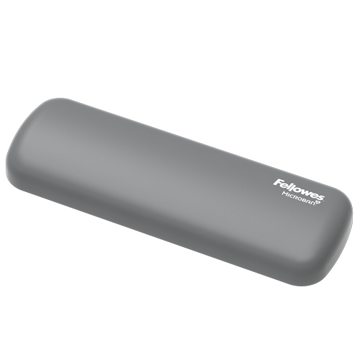 Fellowes Wrist Rest Breyta Palm Rest with Antibacterial Protection Ergonomic Wrist Support Grey
