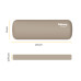 Fellowes Wrist Rest Breyta Palm Rest with Antibacterial Protection Ergonomic Wrist Support Sand
