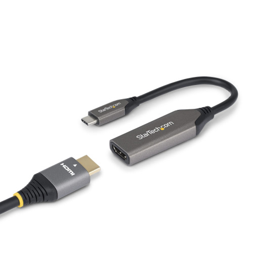 StarTech.com 112B-USBC-HDMI21 video cable adapter 0.2 m USB Type-C HDMI Type A (Standard) Grey