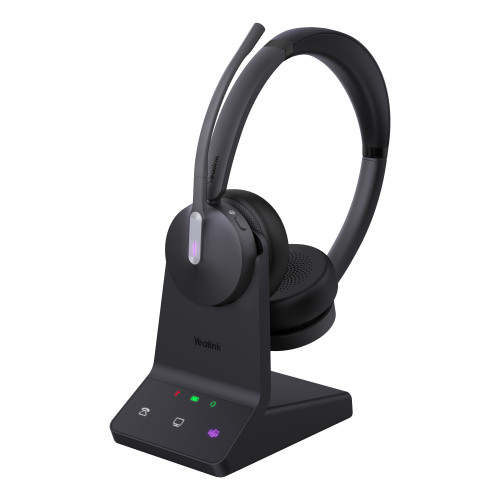 Yealink WH64 Dual Teams Headset Wireless Head-band Office/Call center USB Type-C Bluetooth Black