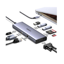 Ugreen Revodok USB-C 6-IN-1 Hub met 4K HDMI USB Type-C 10000 Mbit/s