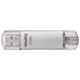 Hama C-Laeta USB flash drive 256 GB USB Type-A / USB Type-C 3.2 Gen 1 (3.1 Gen 1) Silver