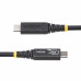 StarTech.com 3ft (1m) USB4 Cable 40Gbps, 240W (5A) Power Delivery, 8K 120Hz / 4K 240Hz DP Alt Mode, USB-IF Certified USB-C Cable - Thunderbolt Compatible