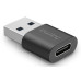 Hama 00200357 cable gender changer USB-A USB-C Black