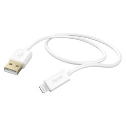 Hama Charging Cable, USB-A - Lightning, 1.5 m, White