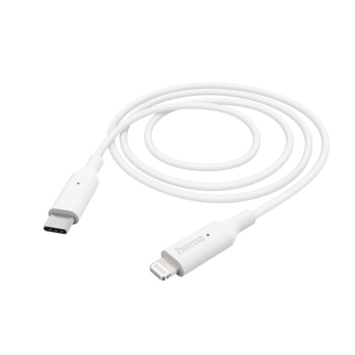 Hama 00201598 lightning cable 1 m White