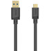 Hama USB Cable, USB-A Plug – USB-C Plug, USB 3.2 Gen 1, 5 Gbit/s, 0.75 m