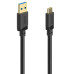 Hama USB Cable, USB-A Plug – USB-C Plug, USB 3.2 Gen 1, 5 Gbit/s, 0.75 m