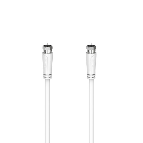 Hama 00205063 coaxial cable 1.5 m F White