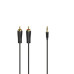 Hama 00205260 audio cable 1.5 m 3.5mm 2 x RCA Black