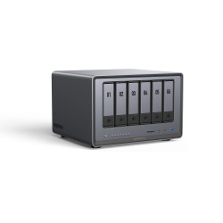 Ugreen NETWORK ATTACHED DXP6800PR DISKLESUK NAS Desktop Intel® Core™ i5 i5-1235U 8 GB DDR5 UGOS PRO