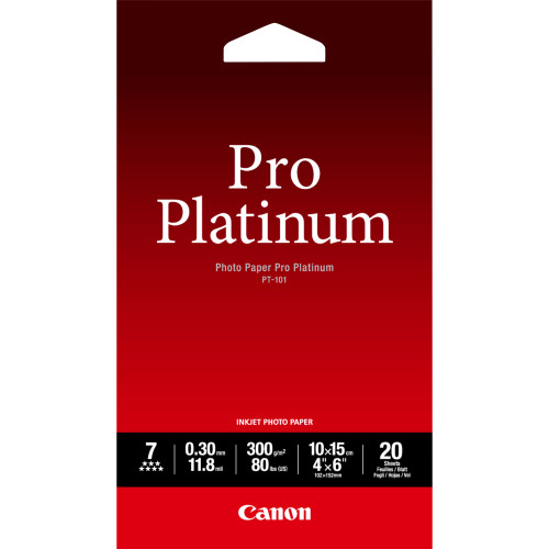 Canon PT-101 Pro Platinum Photo Paper 4x6