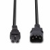 Lindy 1m IEC C14 to IEC C7 (Figure 8) Power Cable