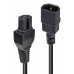 Lindy 2m IEC C14 to IEC C15 'Hot Condition' Power Cable, Black