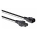 Lindy 2m IEC C14 to IEC C15 'Hot Condition' Power Cable, Black