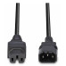 Lindy 2m IEC C14 to IEC C15 'Hot Condition' Power Cable, Black