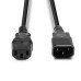 Lindy 1m IEC Extension Cable, Black