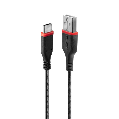 Lindy 36876 USB cable USB 2.0 1 m USB A USB C Black