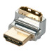 Lindy CROMO HDMI Male to HDMI Female 90 Degree Right Angle Adapter - Up