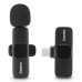 Hama Smart Wireless Black Lavalier/Lapel microphone