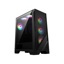 MSI MAG Forge 120A AIRFLOW Midi Tower Black, Transparent