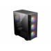 MSI MAG Forge M100R Midi Tower Black, Transparent