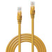 Lindy 0.5m CAT6 U/UTP Network Cable, Yellow