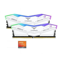 Team T-Force Delta RGB 64GB (2 x 32GB) 288-Pin PC RAM DDR5 6000 (PC5 48000) Desktop Memory Model FF4D564G6000HC38ADC01
